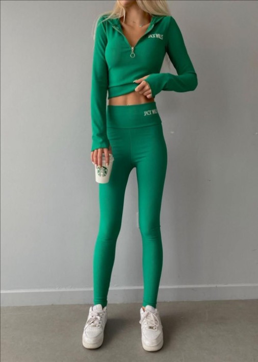 Zara Model Tayt Takım Yeşil