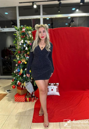 Taşlı Kumaş Kruvaze Elbise