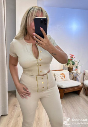 Hdm Fermuarlı Düğmeli Tayt Takım Krem