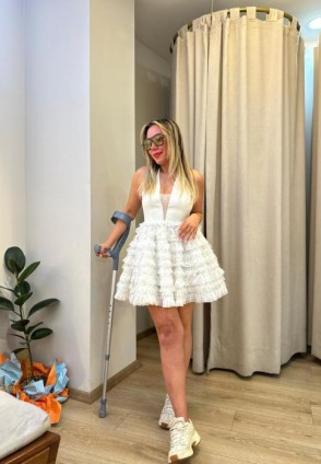 Beyaz Bride Elbisesi
