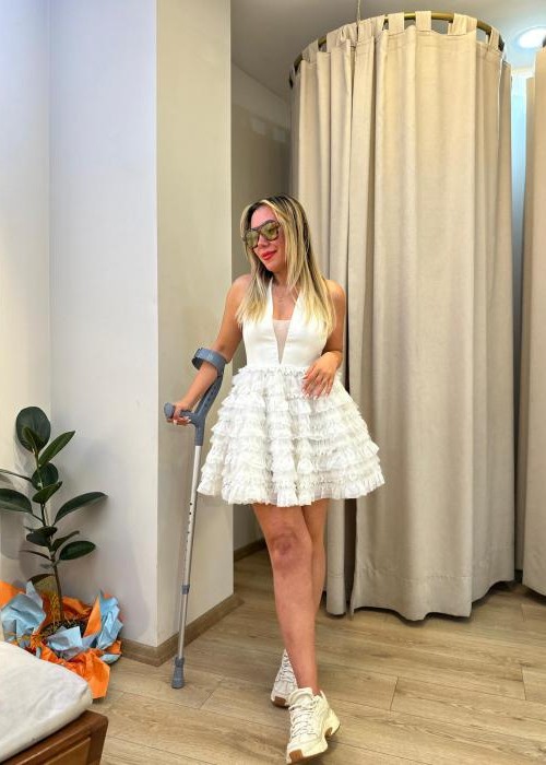 Beyaz Bride Elbisesi