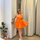 Orange Sagaza Model Elbise