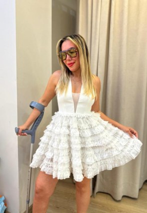 Beyaz Bride Elbisesi