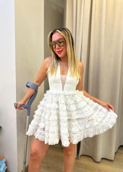 Beyaz Bride Elbisesi