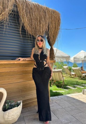 Bella Siyah Handmade Elbise