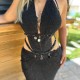 Bella Siyah Handmade Elbise