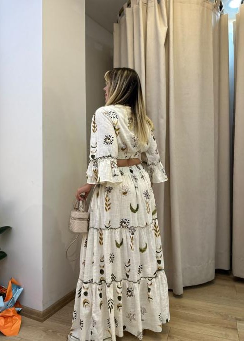 Boho Bluz Etek Takım
