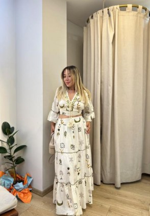 Boho Bluz Etek Takım