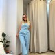 Taş Detaylı Denim Pantolon