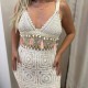Boho Örgü Etekli Takım