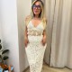 Boho Örgü Etekli Takım