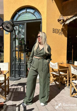 Tensel Kumaş Takım Haki