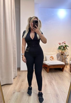 Dik Yaka Fermuarlı Tayt Takım