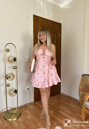 Pembe Fisto Mini Elbise