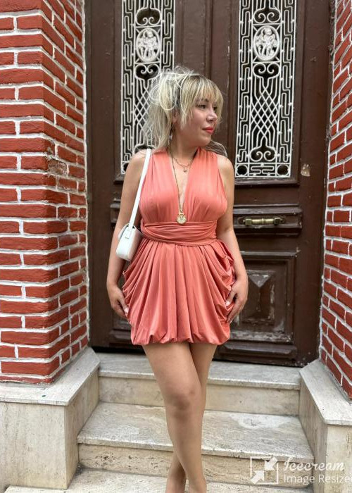 Olivia Farklı Bağlamalı Büzgülü Mini Elbise