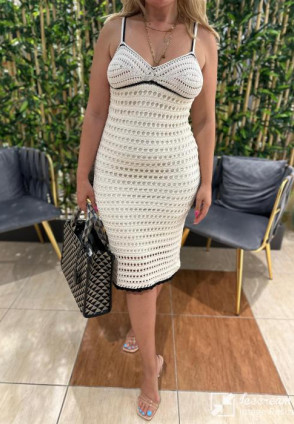 Nsn Bej Astarlı Örme Elbise