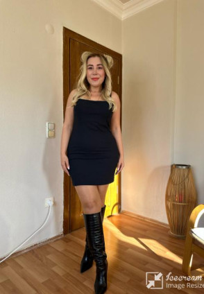 Lefon Lacivert Mini Elbise