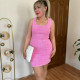 Pink Kaşkorse Elbise