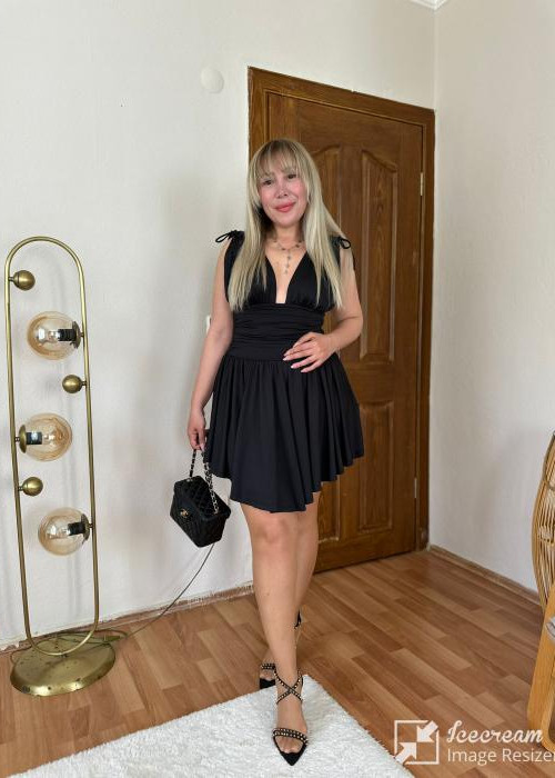 Anita Siyah Elbise