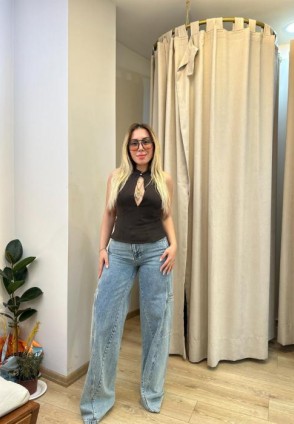 Acı Kahve Taş Detay Büstiyer