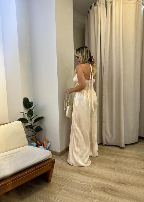 Simli Aksesuar Detaylı Tulum