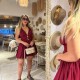 Vişne Sagaza Model Elbise