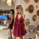 Vişne Sagaza Model Elbise