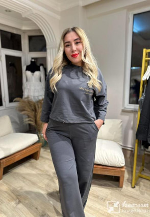 Aslan Tokalı Antrasit Takım