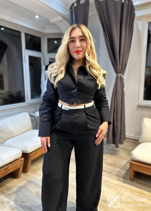 Inspire Tasarım Siyah Pantolon