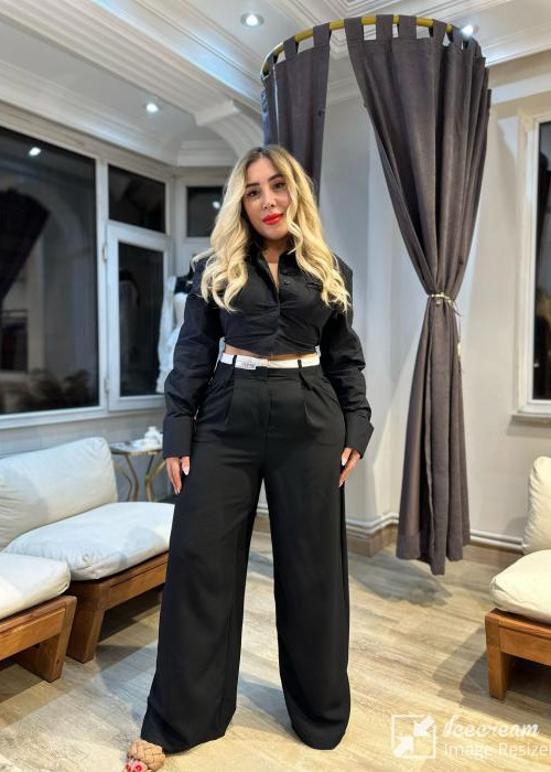 Inspire Tasarım Siyah Pantolon