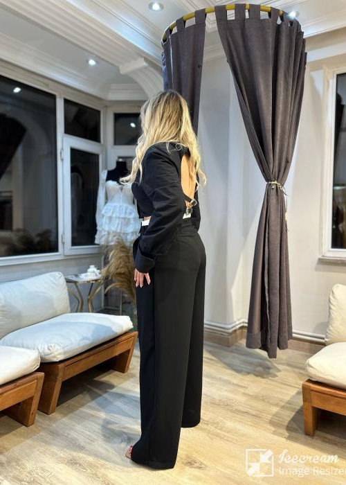 Inspire Tasarım Siyah Pantolon