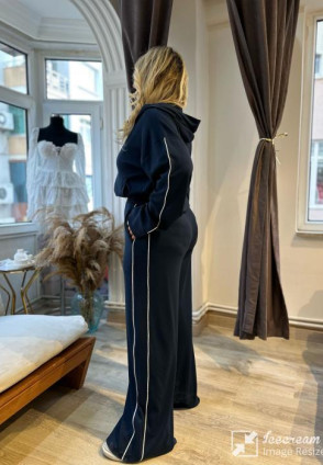 Oyshoo Lacivert Şeritli Takım