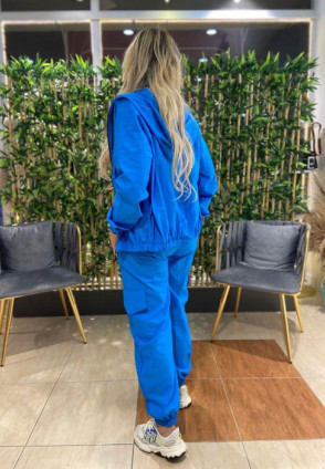 Mavi Kapüşonlu Takım