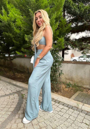 Payna Pantolonlu Takım Mavi