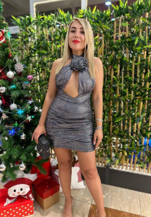 Gül Detaylı Mini Payet Elbise