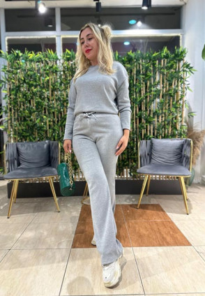 Ebruli Kaşkorse Açık Gri Takım