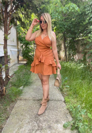 Etika Kiremit Elbise - Kiremit