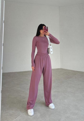 Bol Paça Dalgıç Takım Gül Kurusu