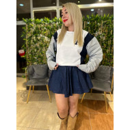 Tasarım Poplin Detay Sweatshirt