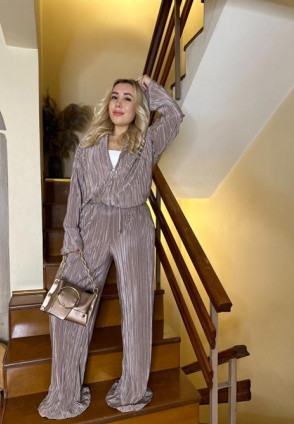 Zra Kapüşonlu Krinkıl Takım