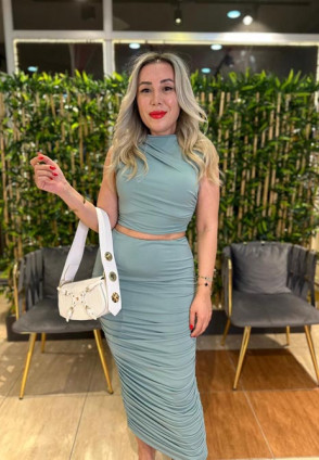 Mint Eteği Drapeli Takım