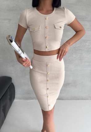 Duccia Bluz Etek Takım Taş