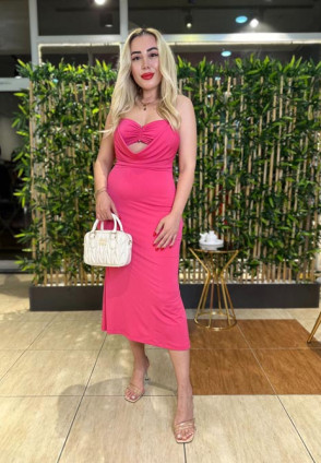 Nilda Elbise Fuşya