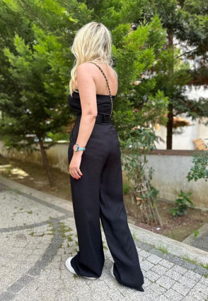 Qz Bol Paça Palazzo Pantolon