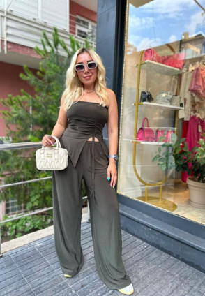 Brenda Straplez Takım Haki