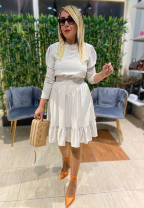 Sırt Dekolteli Elbise Taş