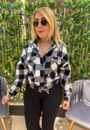 Siyah Kareli Oduncu Gömlek