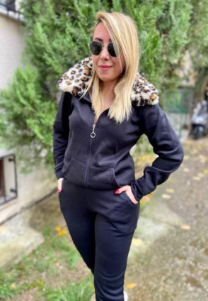 Kürk Yaka Eşofman Takım