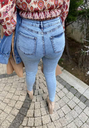 Buz Mavisi Skinny Jean