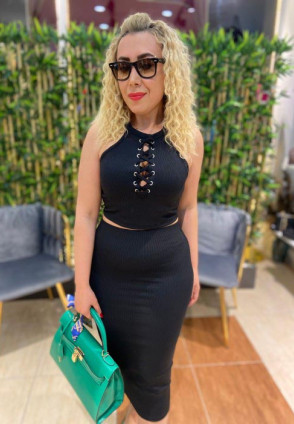 Melinda Takım Siyah